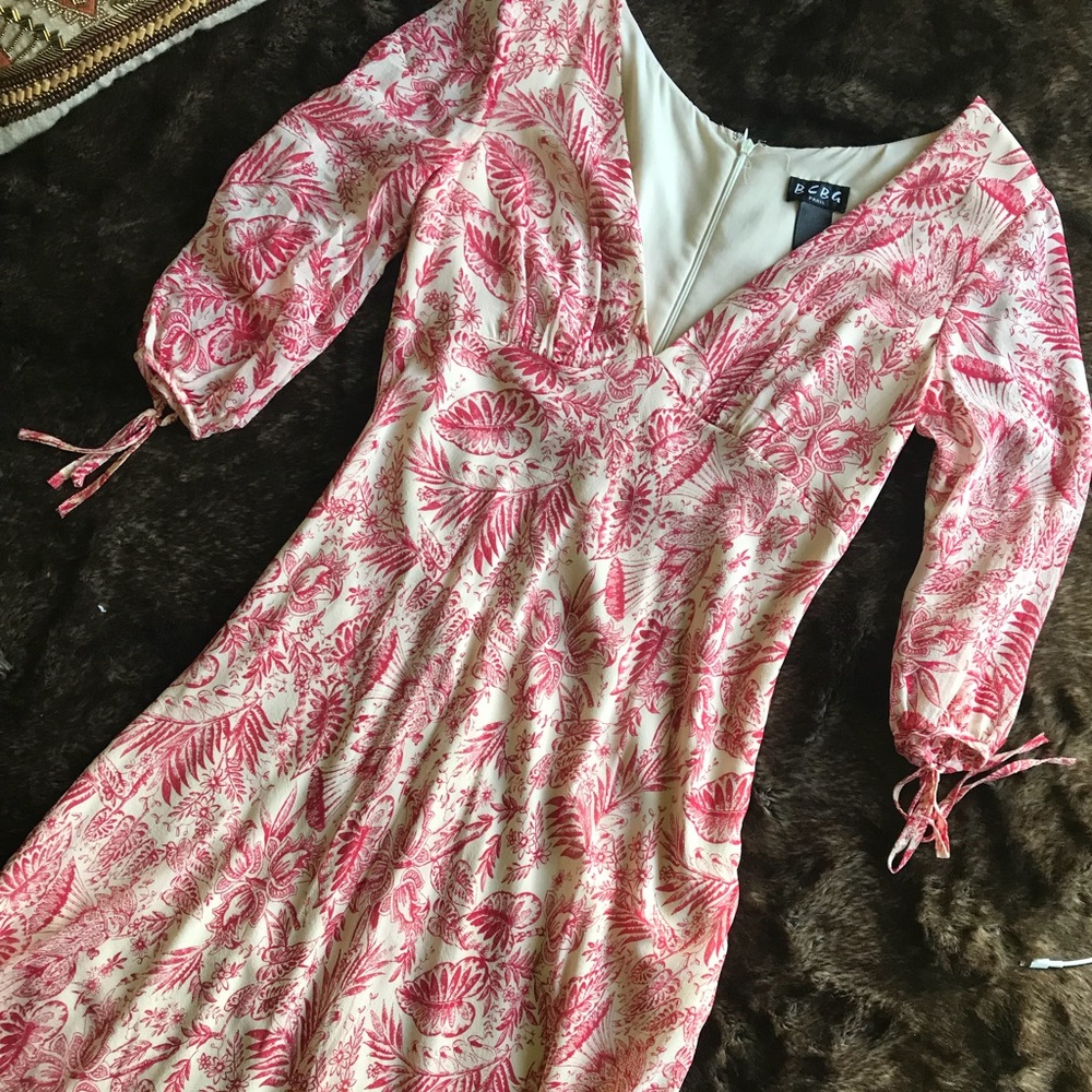 BCBG Midi floral summer dress